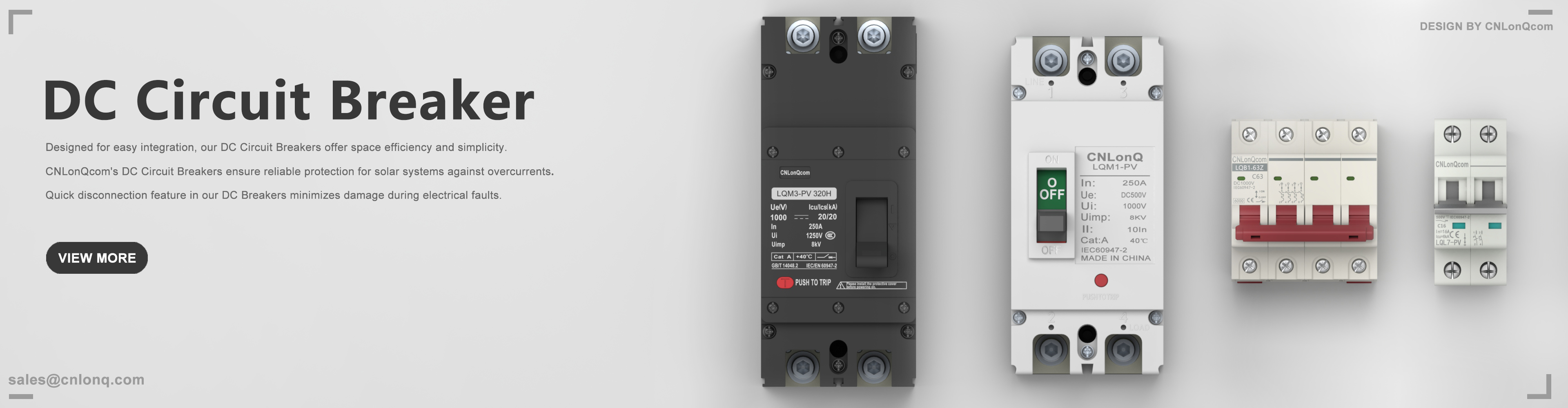 เซอร์กิตเบรกเกอร์แบบขึ้นรูป DC LQM3-800