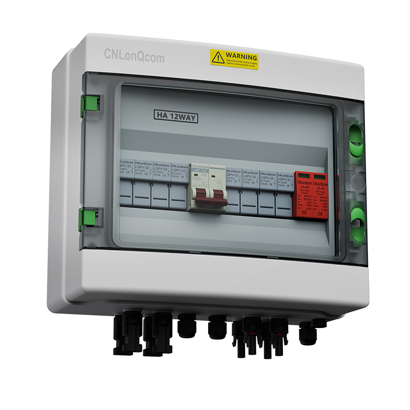 PV Combiner Box 4 in 1 out dc500v